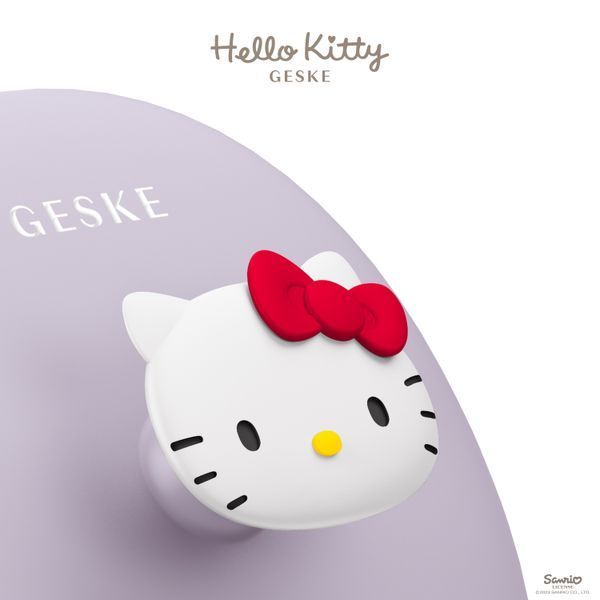 Щітка для обличчя GESKE Facial Brush 3в1 by Hello Kitty з тримачем purple HB0240 фото