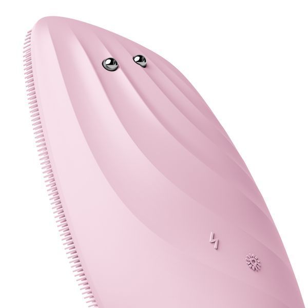 Очищувальна щітка для обличчя GESKE Sonic Thermo Facial Brush&Face-Lifter 8в1 pink HB0093 фото