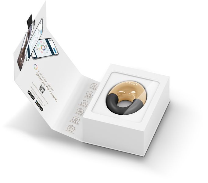 Масажер для очей GESKE Cool&Warm Eye Massager 7в1 gray HB0309 фото