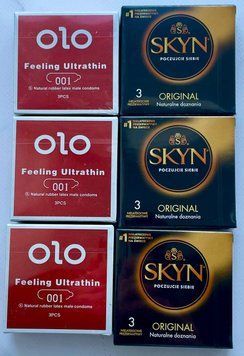 Набір 18 шт OLO збуджуючі 001 + Skyn Original SOS3823 фото