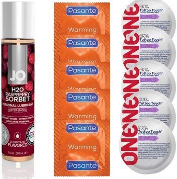 набор 10 шт Pasante + ONE + System JO Raspberry Sorbet (30 мл) SOS4632 фото
