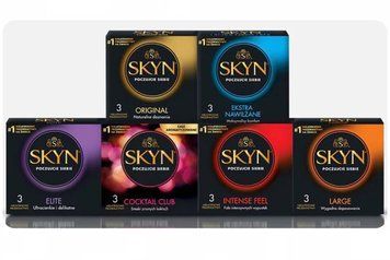 Набір All Skyn 6х3 (18 шт) : Original , Elite , Extra Lube , Large , Intense Feel , Cocktail Club SOS287 фото