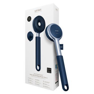 Звукова світлодіодна щітка для всього тіла GESKE Sonic LED Full-Body Brush&Intensive Exfoliator 9в1 midnight HB0389 фото