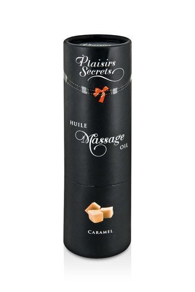Масажна олія Plaisirs Secrets Caramel з афродизіаками, їстівна (59 мл) SO1837 фото