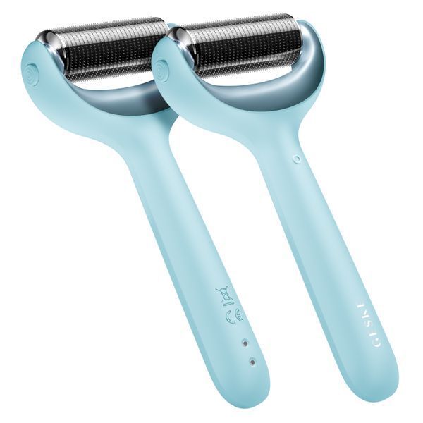 Электронный роллер для лица и тела с микроиглами GESKE MicroNeedle Face&Body Roller 8в1 turquoise HB0202 фото