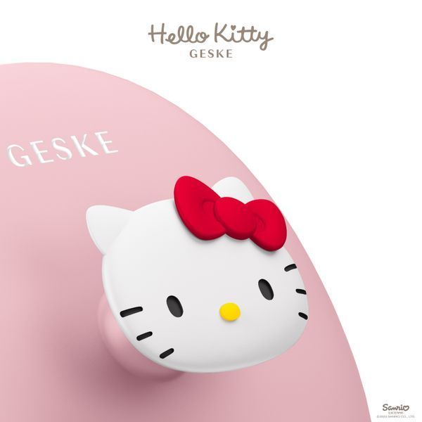 Щітка для обличчя GESKE Facial Brush 3в1 by Hello Kitty з тримачем pink HB0241 фото