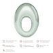 Масажер для очей GESKE Cool&Warm Eye Massager 7в1 green HB0310 фото 2