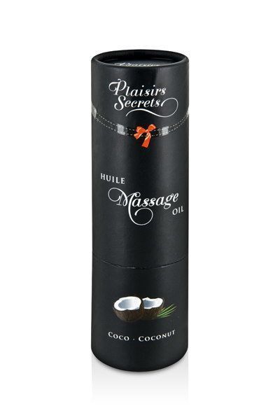 Масажна олія Plaisirs Secrets Coconut з афродизіаками, їстівна (59 мл) SO1838 фото