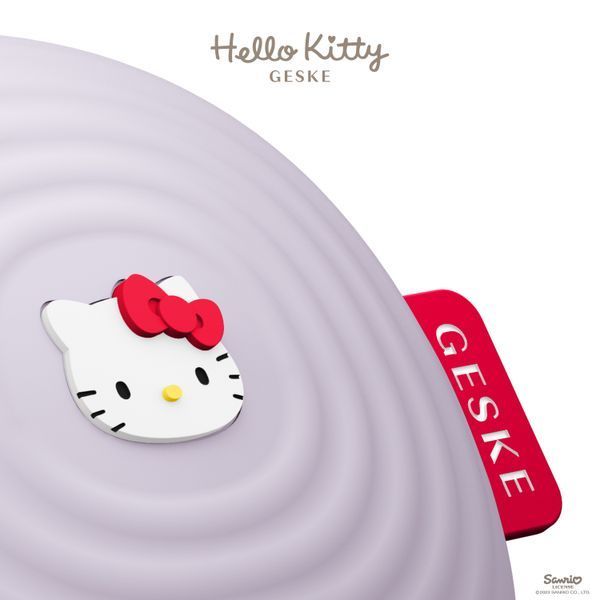 Електронна ультразвукова щітка для обличчя GESKE Sonic Facial Brush 4в1 by Hello Kitty purple HB0242 фото