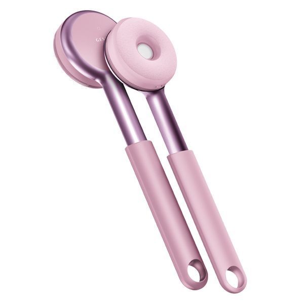 Звуковая светодиодная щетка для всего тела GESKE Sonic LED Full-Body Brush&Intensive Exfoliator 9в1 pink HB0390 фото