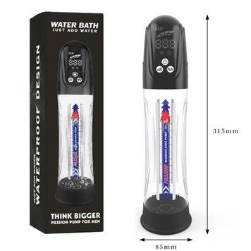 Автоматична гідропомпа 2в1 (вода/повітря) Water Bath з LED-дисплеєм, 2 режими SX1636 фото