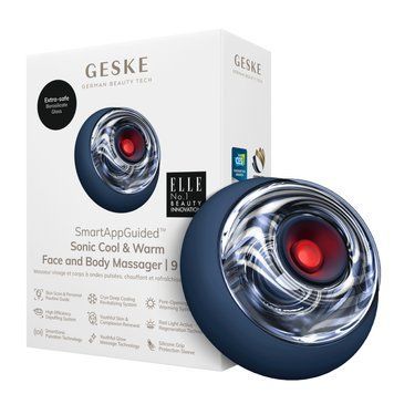 Массажер для лица и тела GESKE Sonic Cool&Warm Face and Body Massager 9в1 midnight HB0279 фото