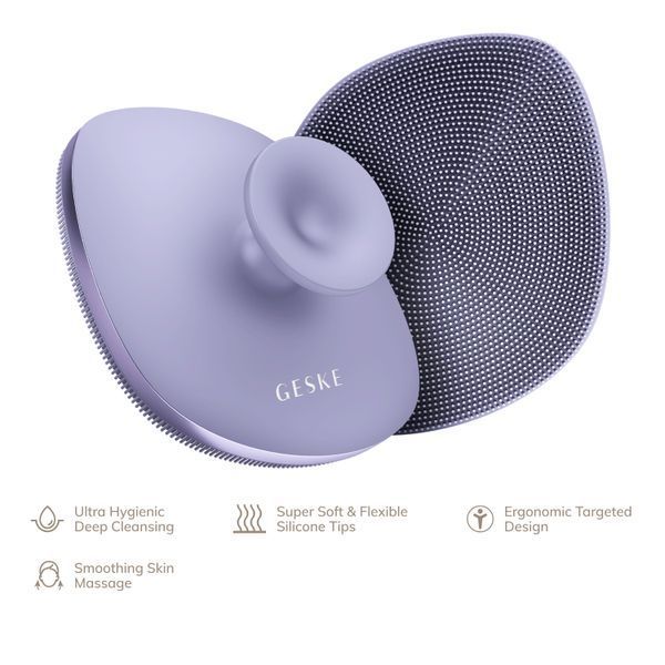 Щітка для тіла GESKE Body Brush 4в1 purple HB0347 фото