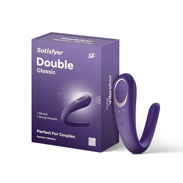 Вибратор для пар Satisfyer Double Classic с одним моторчиком SO1235 фото