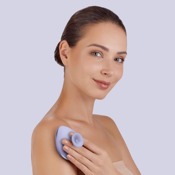 Щітка для тіла GESKE Body Brush 4в1 purple HB0347 фото