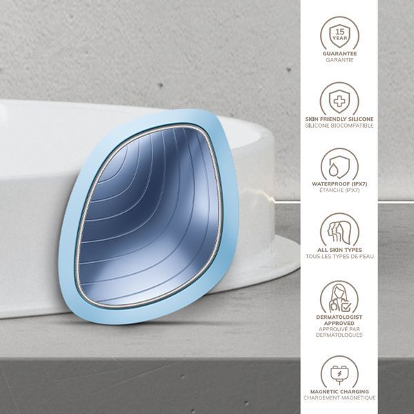 Ультразвуковая маска тепло и холод GESKE Sonic Warm & Cool Mask 9 в 1 aquamarine HB0105 фото