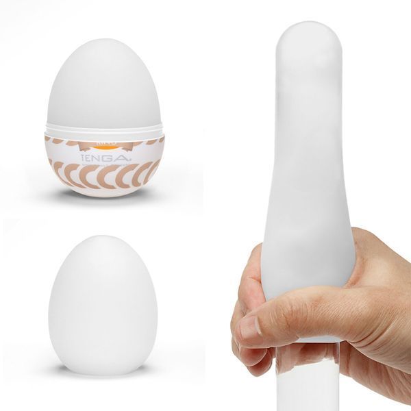 Мастурбатор-яйце Tenga Egg Ring з асиметричним рельєфом SO5499 фото