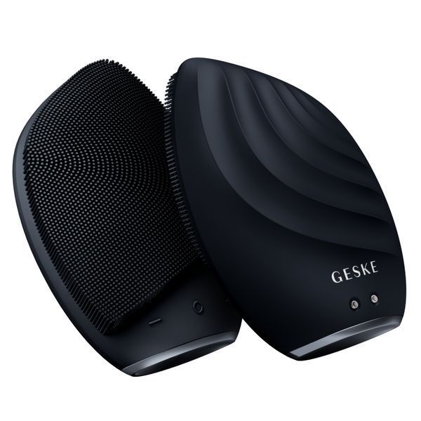 Электронная ультразвуковая щетка для лица GESKE Sonic Facial Brush 5в1 black HB0069 фото