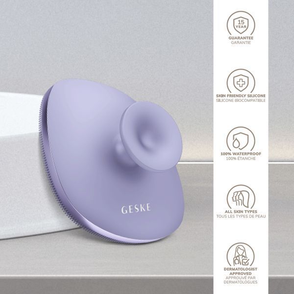 Щітка для тіла GESKE Body Brush 4в1 purple HB0347 фото
