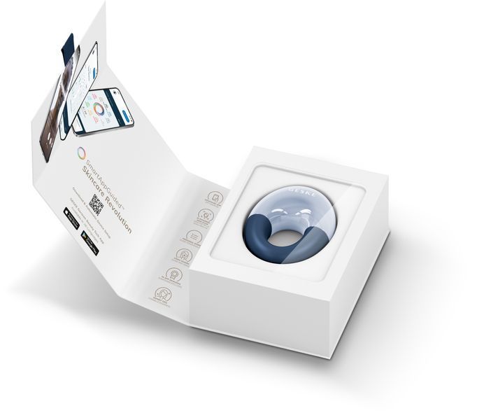 Масажер для очей GESKE Cool&Warm Eye Massager 7в1 midnight HB0312 фото