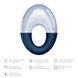 Масажер для очей GESKE Cool&Warm Eye Massager 7в1 midnight HB0312 фото 2