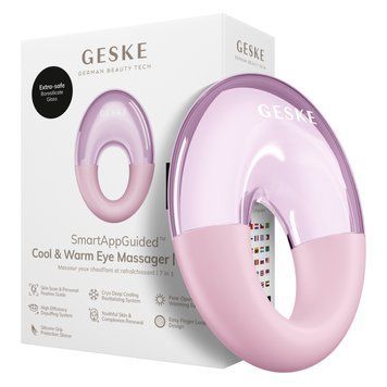 Масажер для очей GESKE Cool&Warm Eye Massager 7в1 pink HB0313 фото