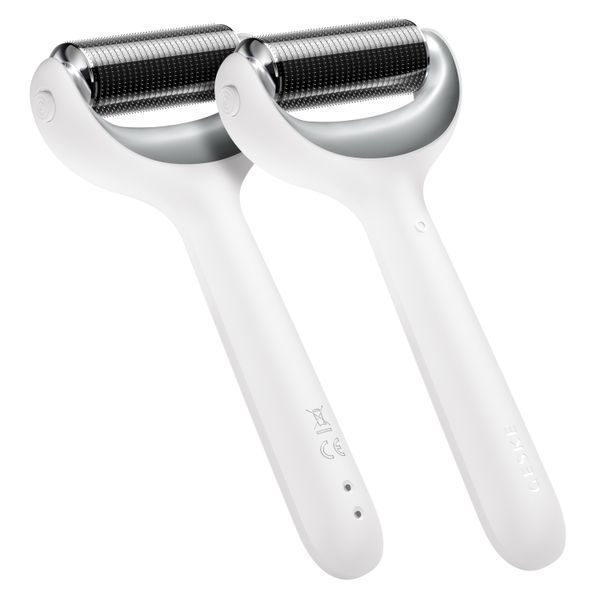 Електронний ролер для обличчя та тіла з мікроголками GESKE MicroNeedle Face&Body Roller 8в1 white HB0205 фото