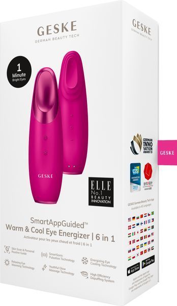 Енерджайзер для очей GESKE Warm&Cool Eye Energizer 6в1 magenta HB0109 фото