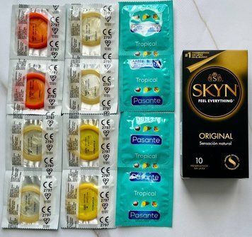 Набір Skyn Original 10 шт + Pasante Tropical 12 шт SOS3035 фото