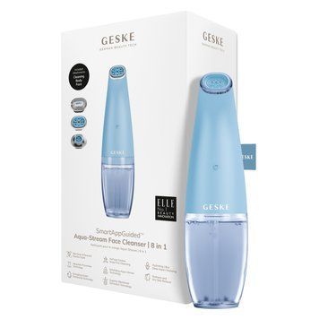 Очищуючий засіб для обличчя GESKE Aqua-Stream Face Cleanser 8в1 aquamarine HB0395 фото