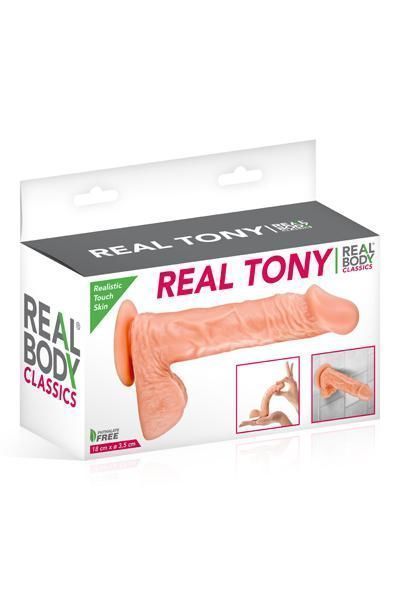 Фаллоимитатор Real Body &ndash; Real Tony Flash, TPE, диаметр 3,8 см SO1893 фото