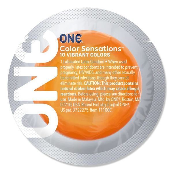 Набір презервативів ONE Color Sensations 100 шт. SX0740 фото