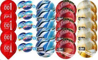 Набір з 25 шт OLO Red 0.01 + ONE UltraFeel + ONE Mint + ONE Chocolate Strawberry + ONE Banana SOS8767 фото
