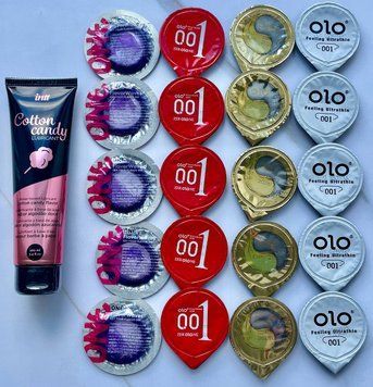 Набір 20 штук One, Olo + лубрикант Intt Cotton Candy (100 мл) SOS3978 фото