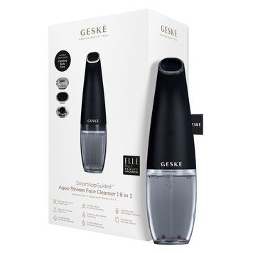 Очищуючий засіб для обличчя GESKE Aqua-Stream Face Cleanser 8в1 black HB0396 фото