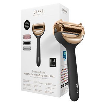 Роллер для игловой мезотерапии лица и тела GESKE MicroNeedle Face&Body Roller 9в1 gray HB0207 фото