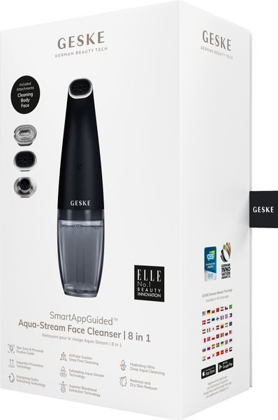 Очищающее средство для лица GESKE Aqua-Stream Face Cleanser 8в1 black HB0396 фото