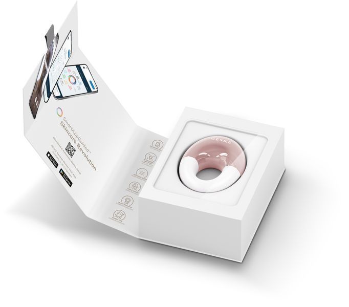 Масажер для очей GESKE Cool&Warm Eye Massager 7в1 starlight HB0315 фото