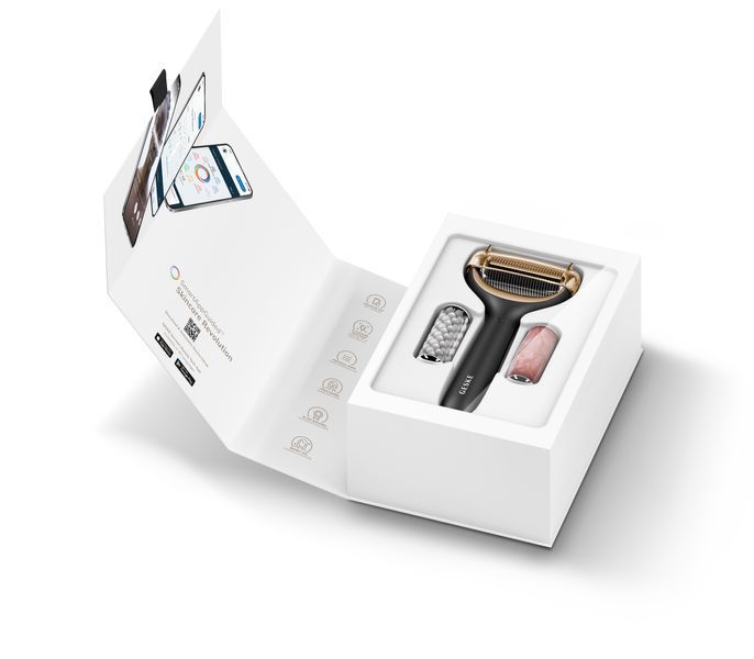 Ролер для голкової мезотерапії обличчя та тіла GESKE MicroNeedle Face&Body Roller 9в1 gray HB0207 фото