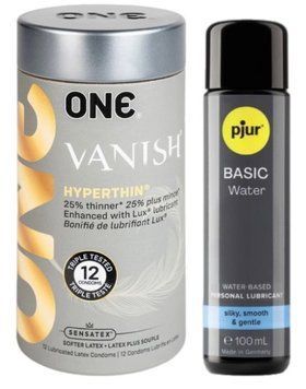 Набір 12 шт ONE Vanish + Pjur Basic Waterbased 100 мл SOS13074 фото