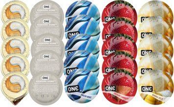 Набір з OLO Ice Durable + ONE Dome + ONE Mint + ONE Chocolate Strawberry + ONE Banana SOS8716 фото