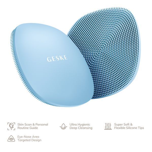 Щітка для обличчя GESKE Facial Brush 4в1 aquamarine HB0050 фото