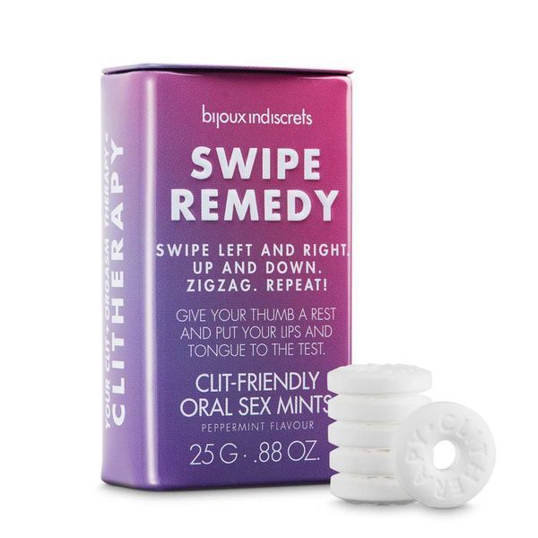 М'ятні цукерки Bijoux Indiscrets Swipe Remedy &ndash; clitherapy oral sex mints SO5911 фото