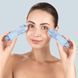 Подвійний масажер для очей GESKE Cool&Warm Duo Eye Massager 7в1 aquamarine HB0318 фото 4