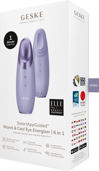 Енерджайзер для очей GESKE Warm&Cool Eye Energizer 6в1 purple HB0112 фото