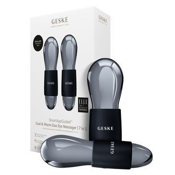 Подвійний масажер для очей GESKE Cool&Warm Duo Eye Massager 7в1 black HB0319 фото