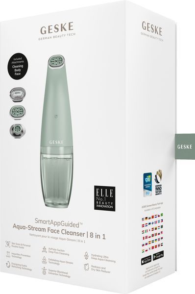 Очищуючий засіб для обличчя GESKE Aqua-Stream Face Cleanser 8в1 green HB0398 фото