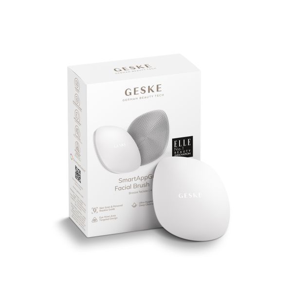 Щітка для обличчя GESKE Facial Brush 4в1 white HB0051 фото