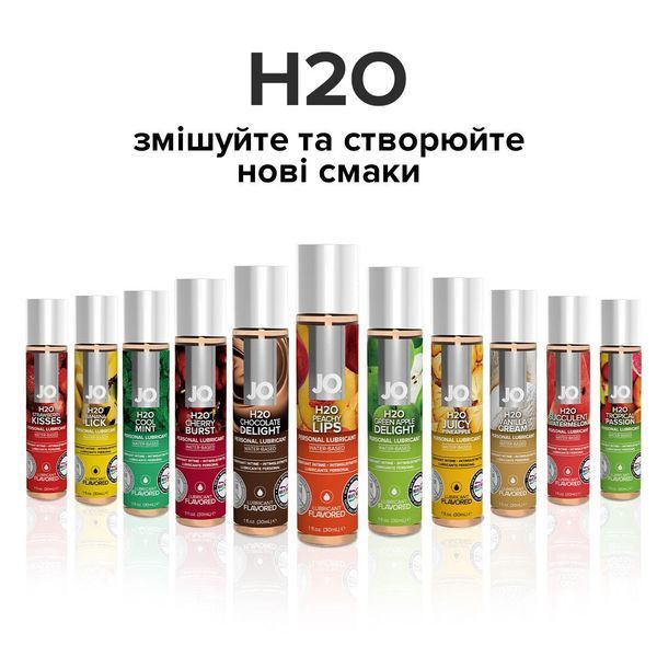 Змазка на водній основі System JO H2O &mdash; Peachy Lips (120 мл) без цукру, рослинний гліцерин SO1777 фото