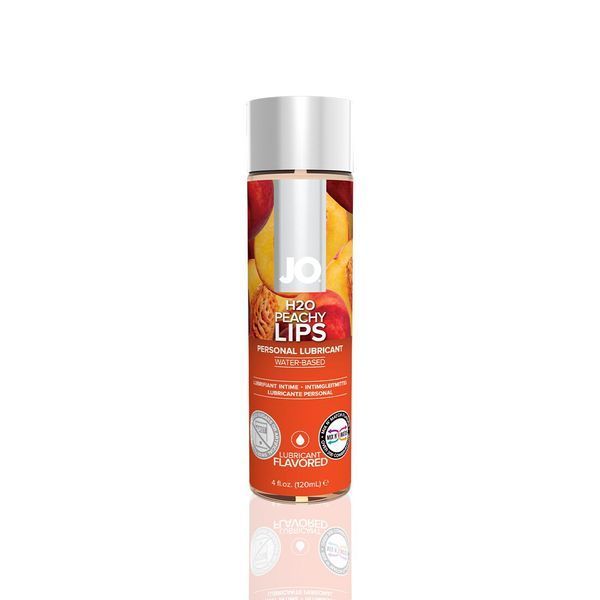 Змазка на водній основі System JO H2O &mdash; Peachy Lips (120 мл) без цукру, рослинний гліцерин SO1777 фото